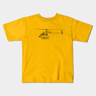 Helicopter Kids T-Shirt